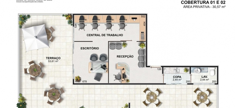 Sugestão para Cobertura